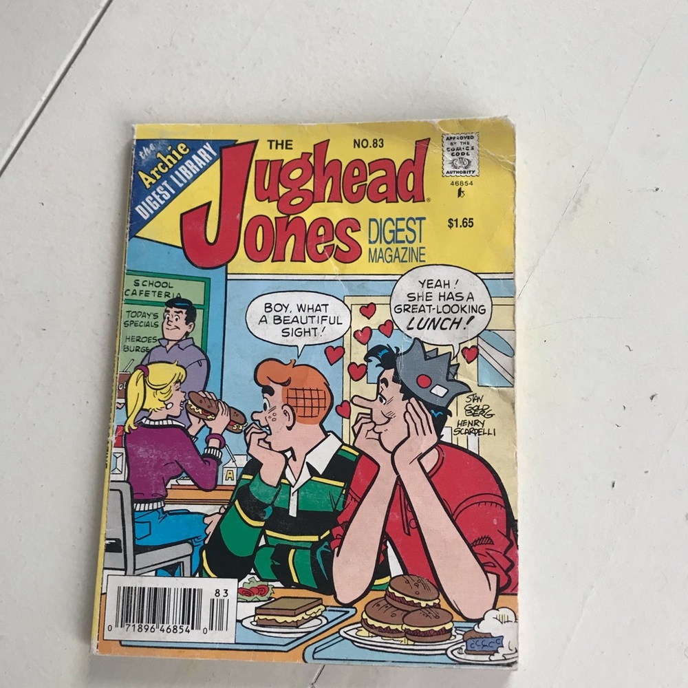 Jughead Jones Digest Magazine #83- Yellow Cover with Red Title